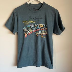 Bruce Springsteen Asbury Park teal/blue t-shirt size medium